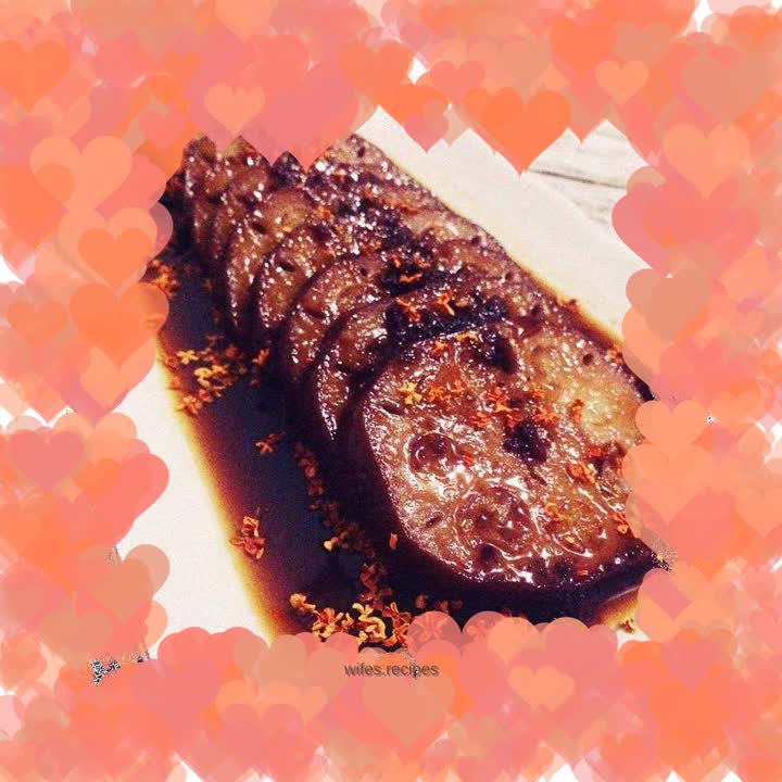 Osmanthus Honey Juice Brown Sugar Lotus Root