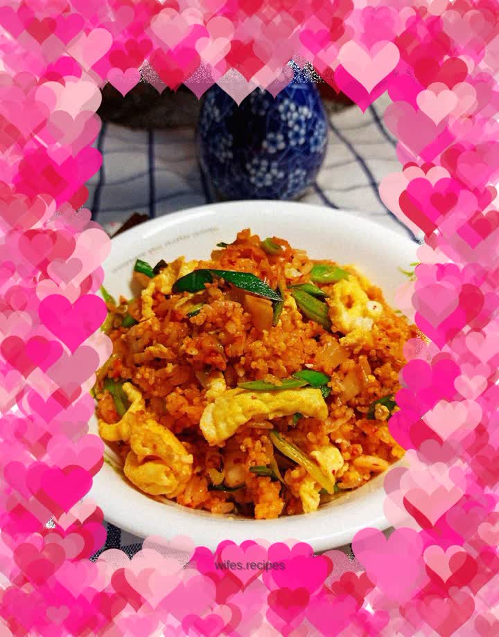 Kimchi and multigrain rice