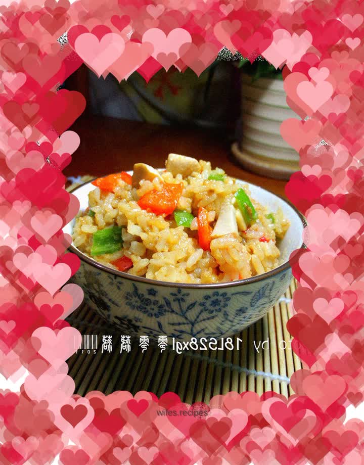 Simplified version: Vegetable Fried Rice