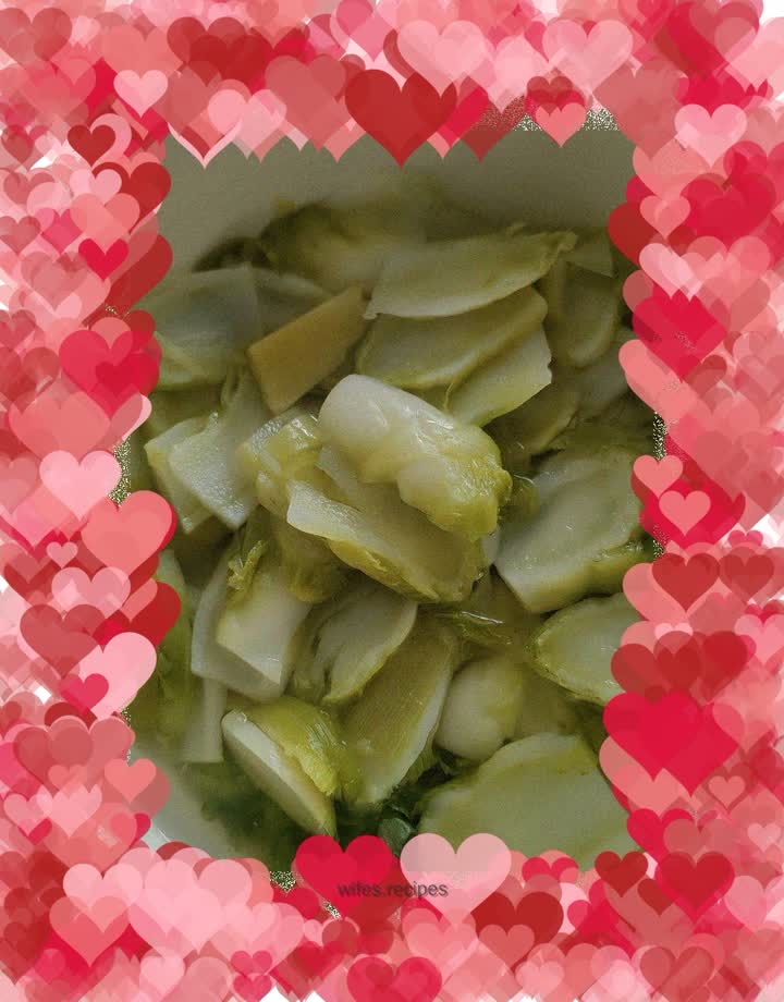 Ginger water vegetables