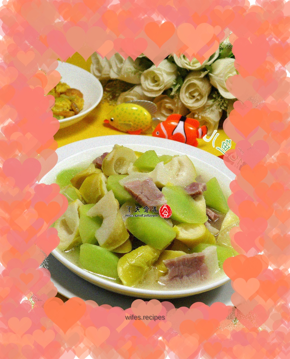 Bacon Pork Boiled with Double Bamboo Shoots