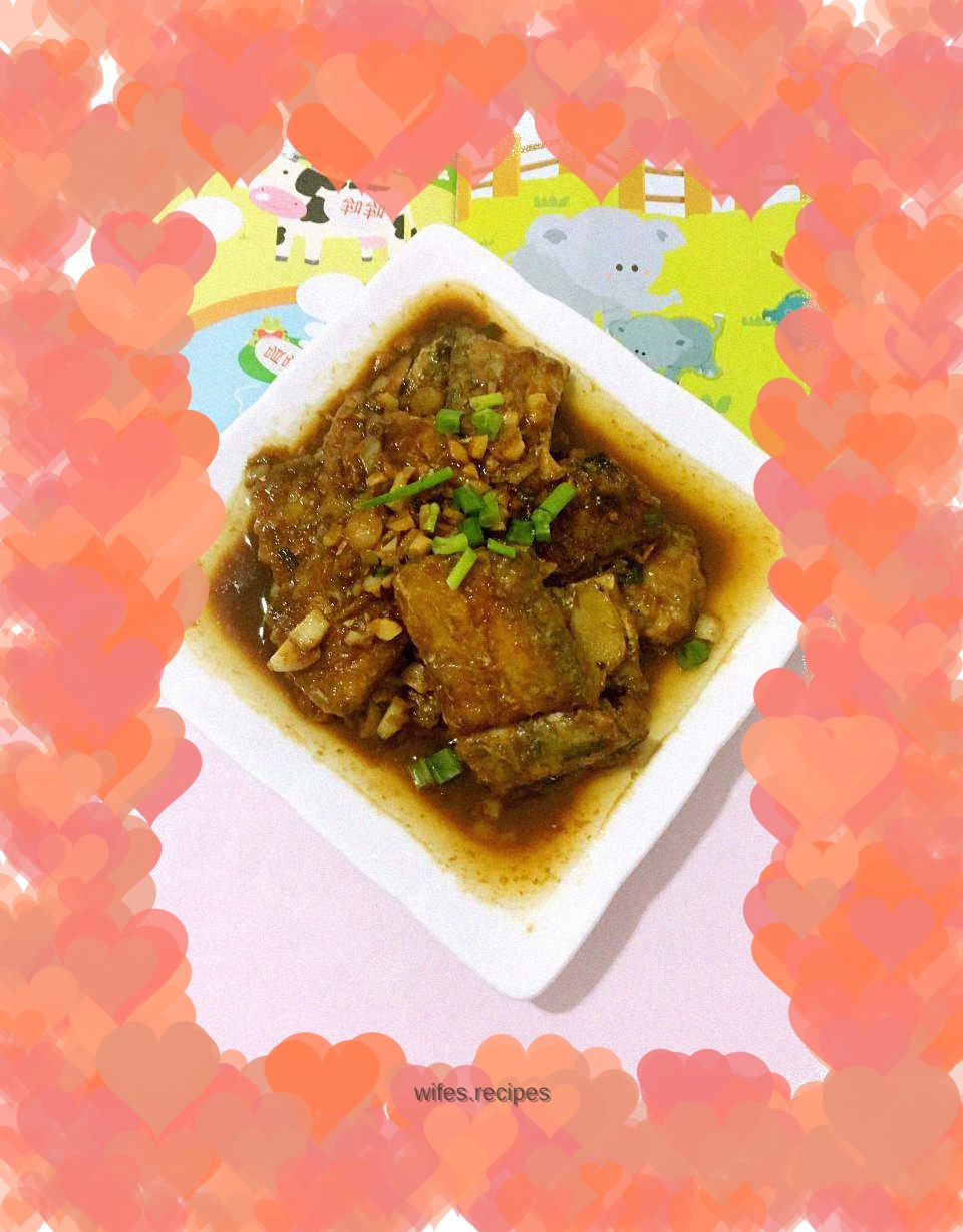 Braised hairtail fish