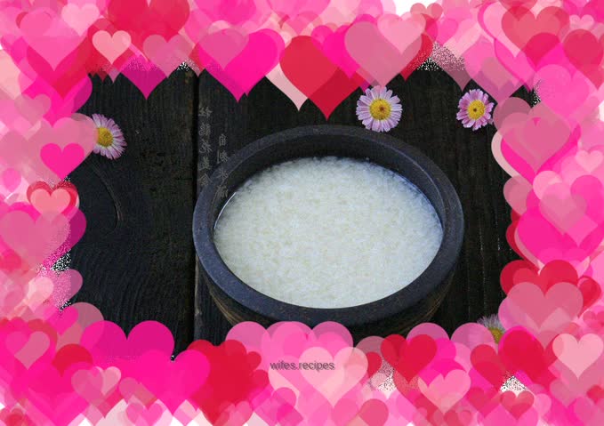 Homemade rice wine