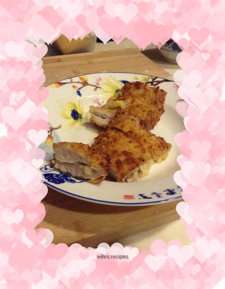 Cheese fried pork cutlet