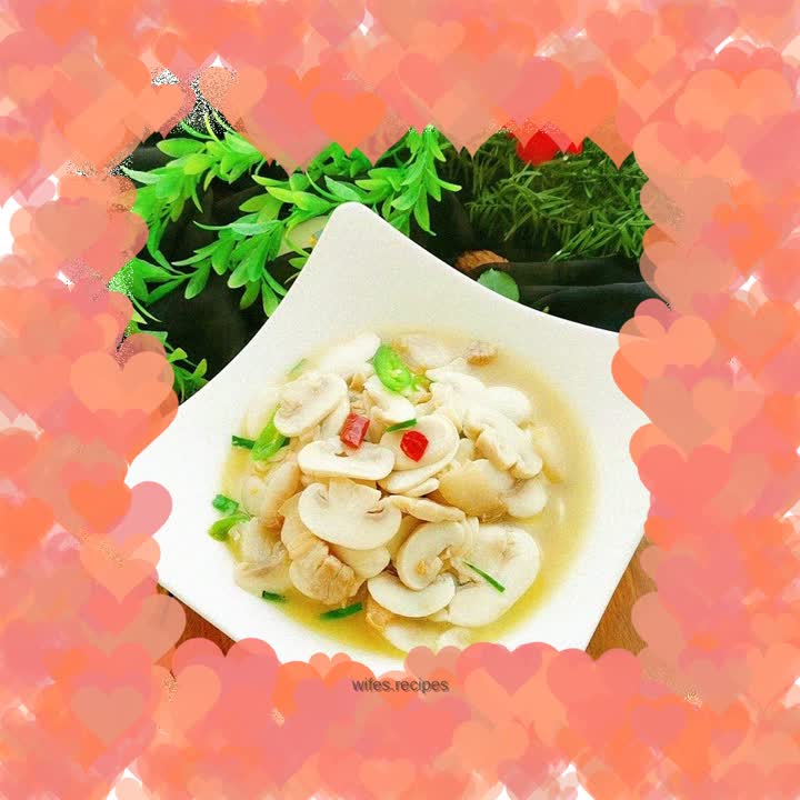 Stir-fried Pork with White Mushrooms