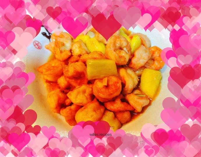 Sweet and Sour Pineapple Shrimp