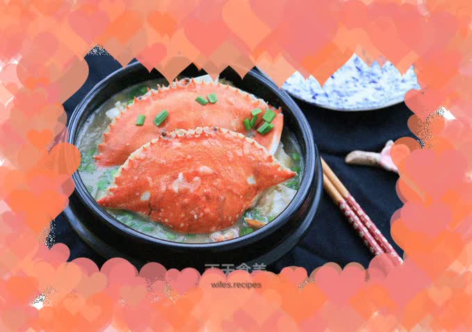 Braised Crab with Mashed Potatoes