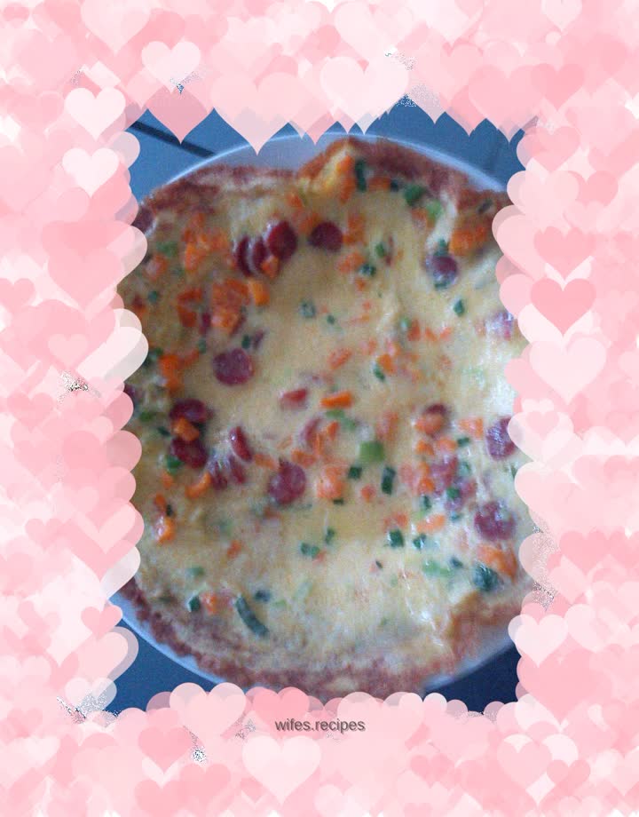 Delicious milky omelette