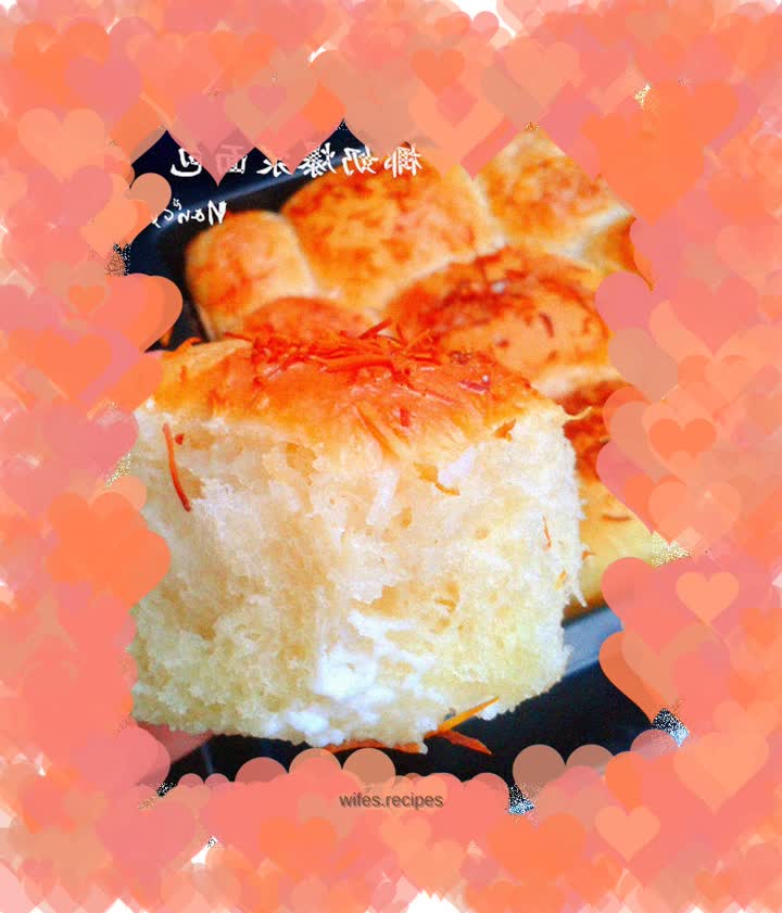 Coconut milk puffed bread