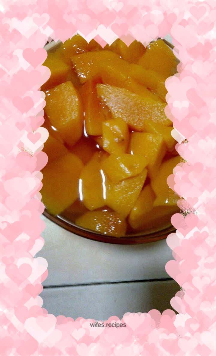 Canned Yellow Peach with Rock Sugar