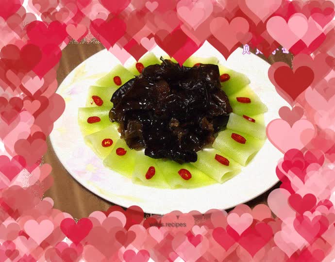 Lettuce mixed with fungus