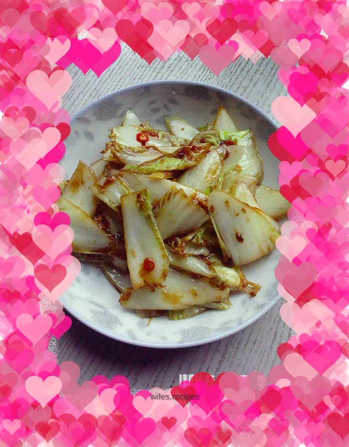Fish-flavored cabbage—a quick dish for lazy people