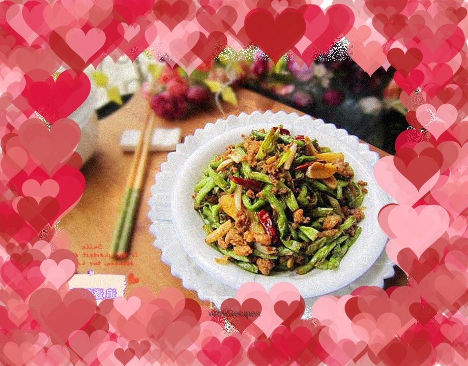 Stir-fried green beans