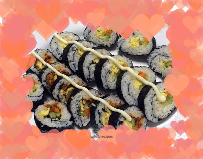 Simple sushi ~ kimbap