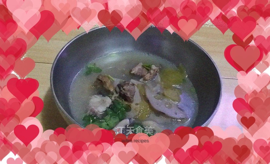 Mutton nourishing soup