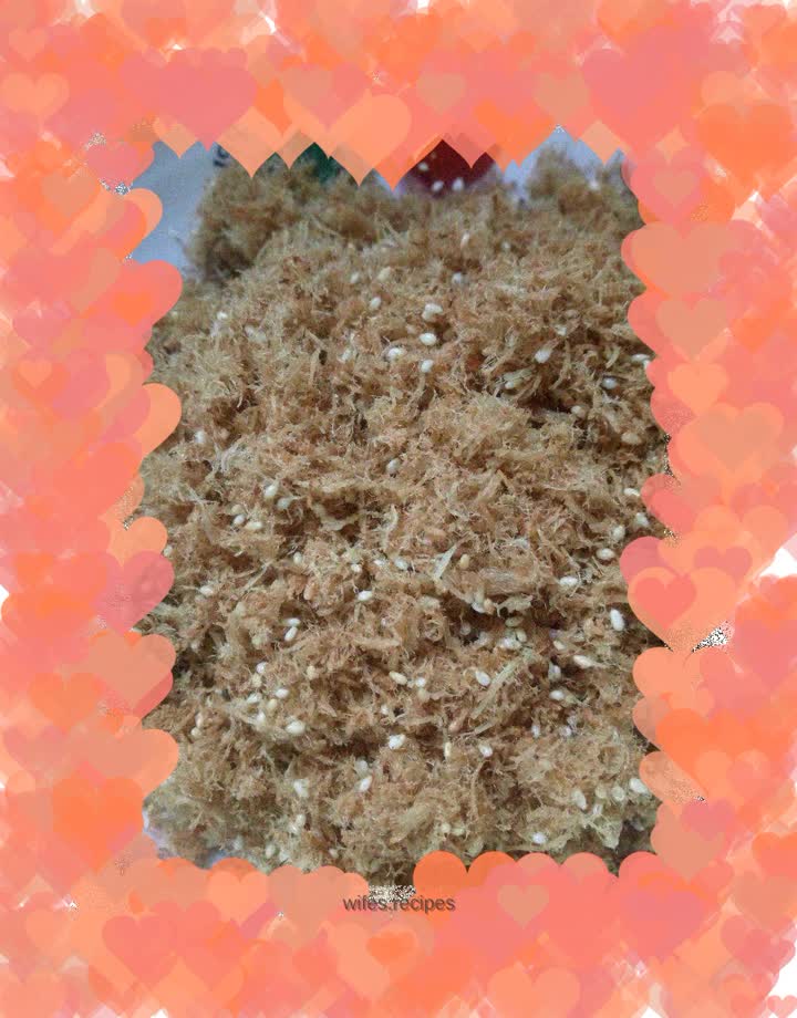 Homemade children’s meat floss