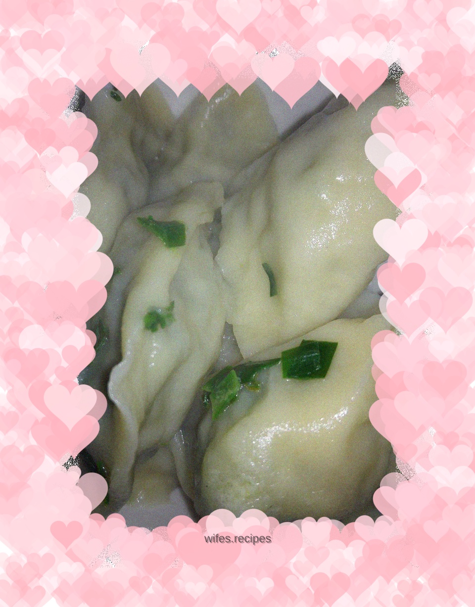 Wild shepherd's purse dumplings