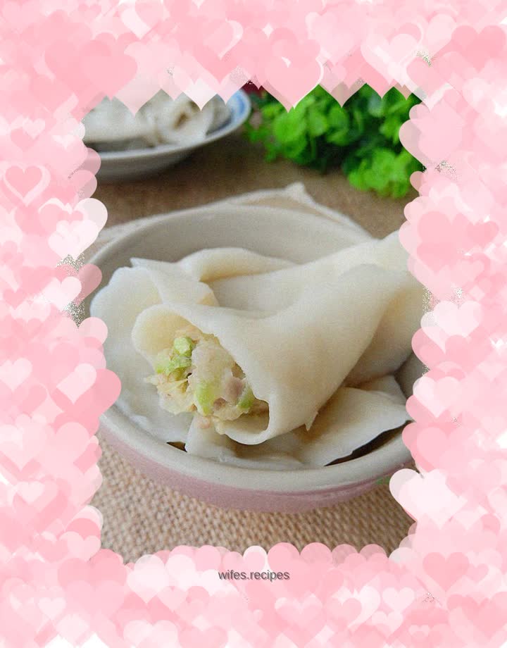 Zucchini and meat dumplings