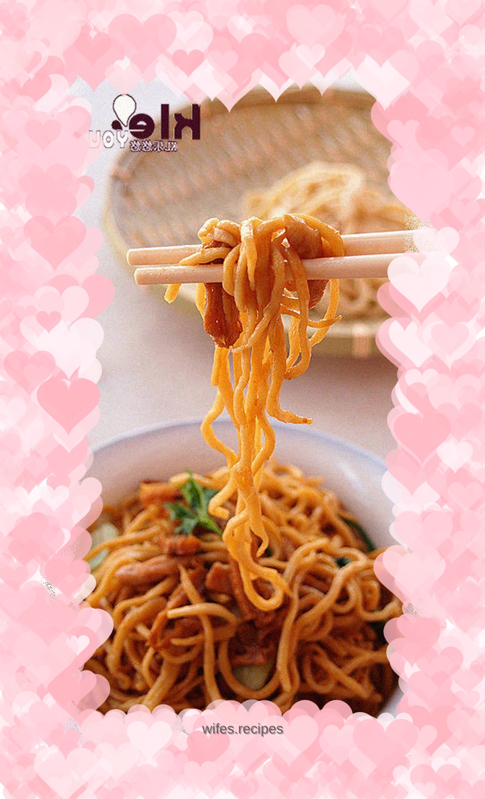 Stir-fried shredded pork and bamboo noodles