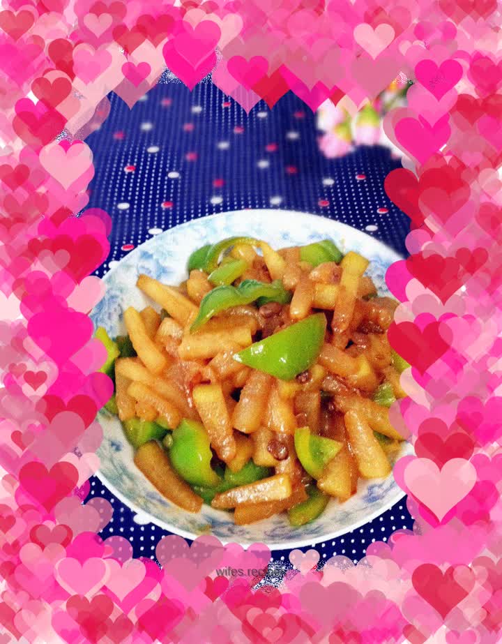 Stir-fried Winter Melon with Vegetable Pepper