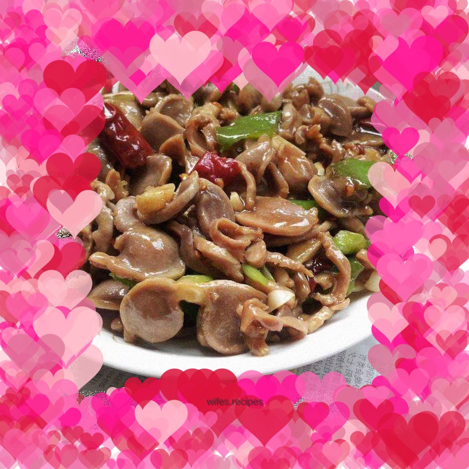 Fried chicken gizzards