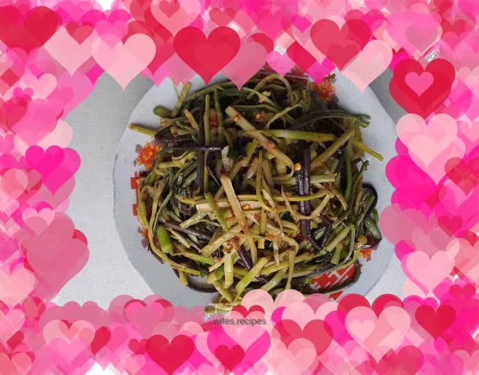 Cold wild bamboo shoots