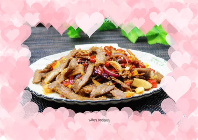 Appetizer, pickled pepper beef