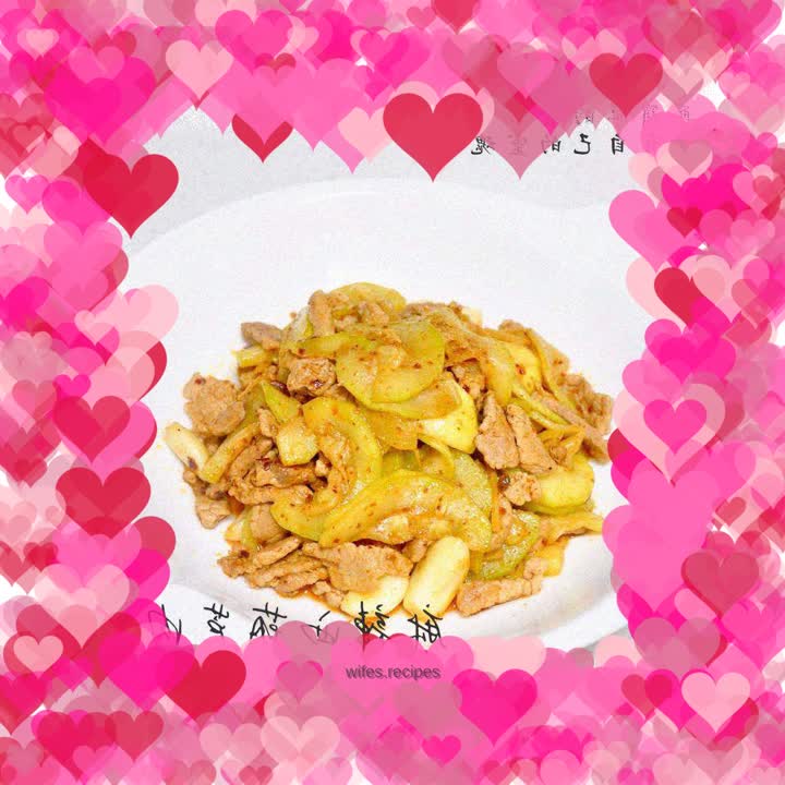 Spicy Zucchini Stir-fried Pork Slices