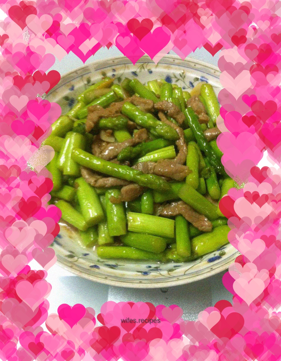 Asparagus Shredded Pork