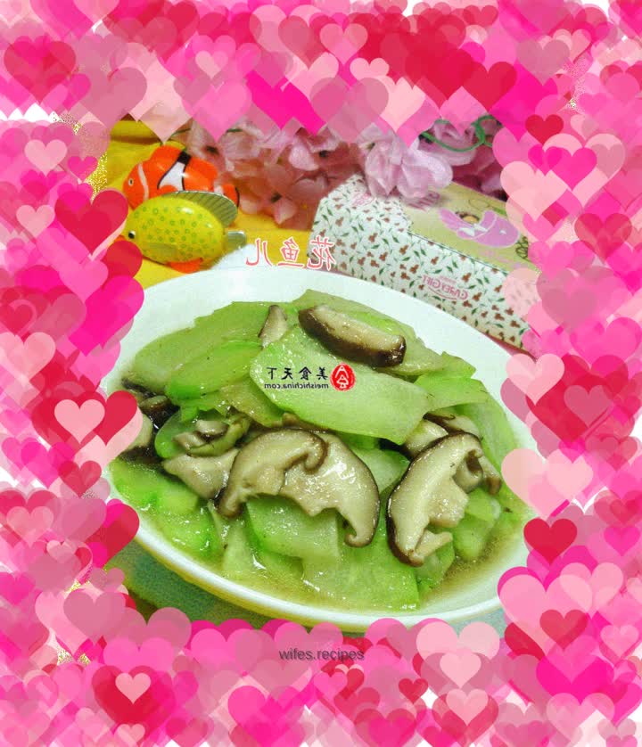 Stir-fried Chayote with Mushrooms