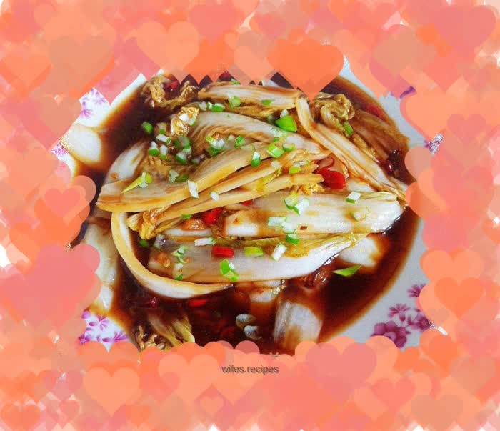 Hot and sour baby cabbage