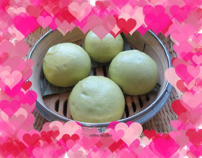 【Spinach Steamed Bun】------Vegetable Steamed Bun Part 3