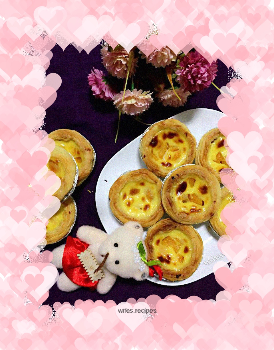Yellow Peach Egg Tart