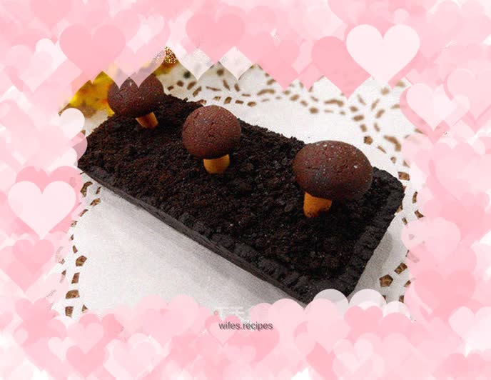 Edible potted plants--mushroom cheese tarts