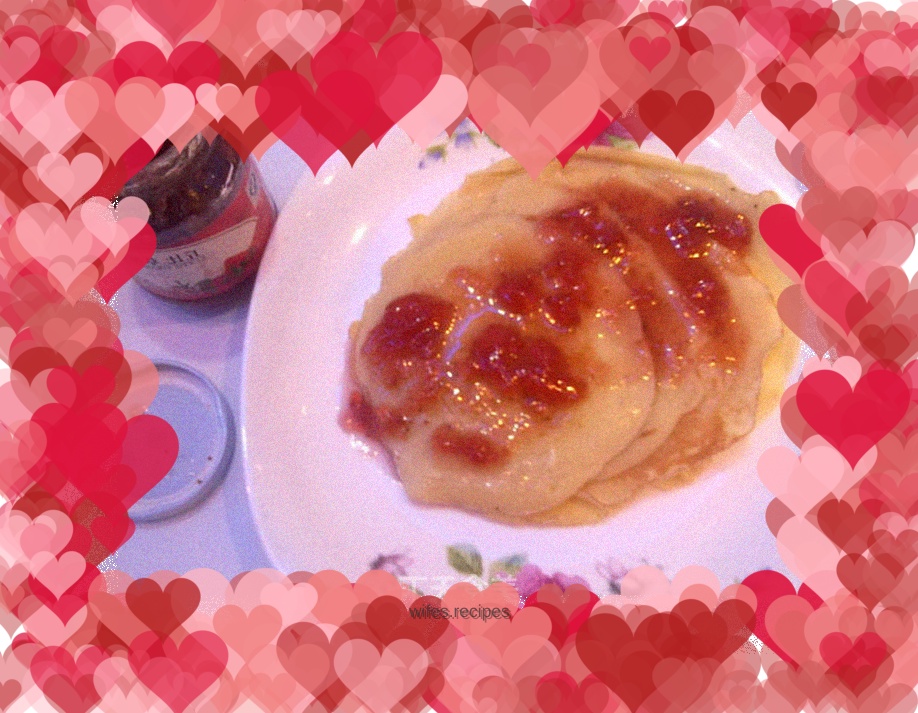 Strawberry Jam Pancakes