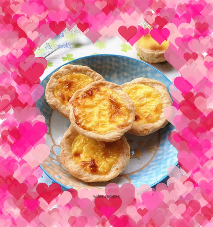 Portuguese Egg Tart---Flying Cake Version
