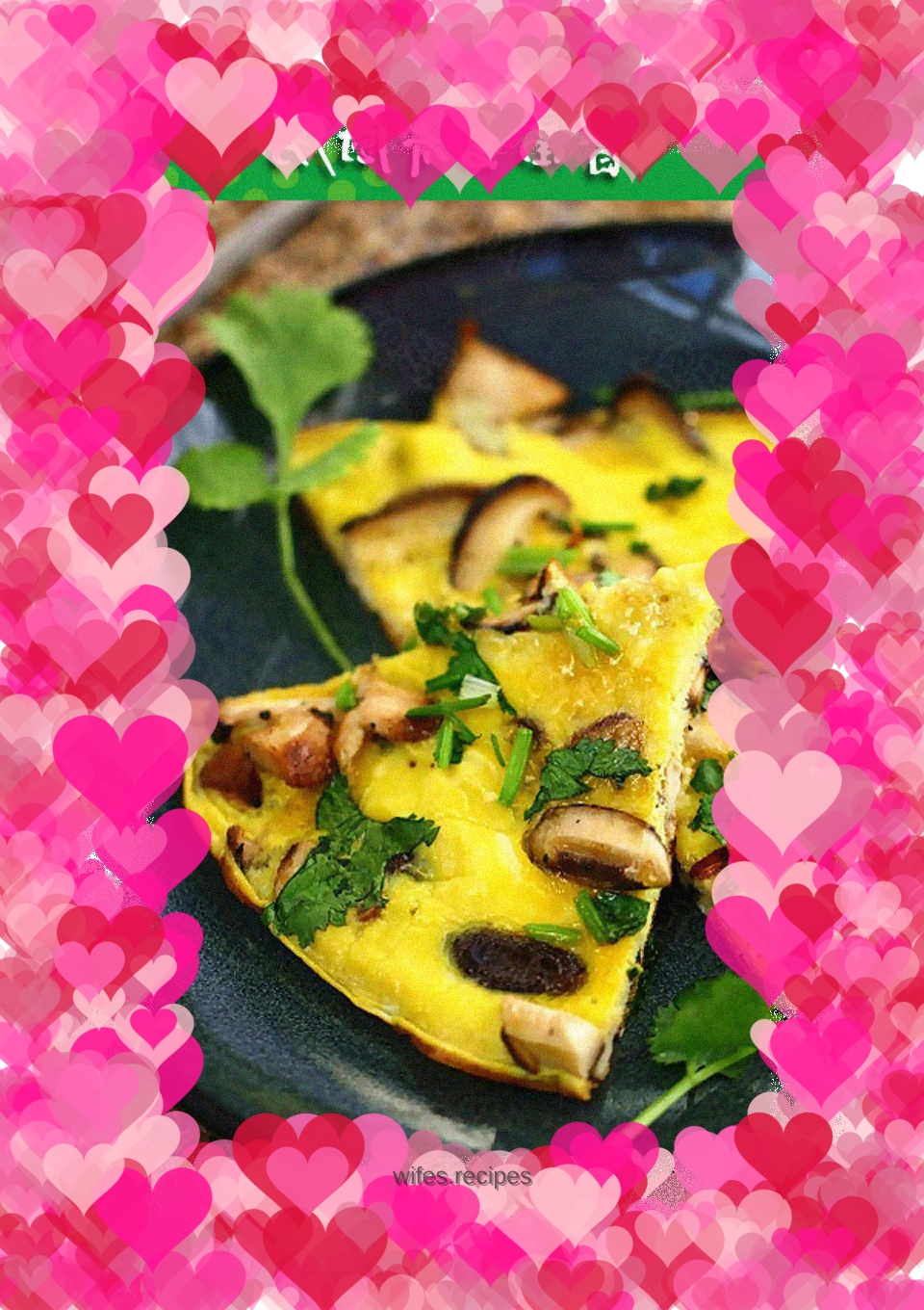 Mushroom omelette