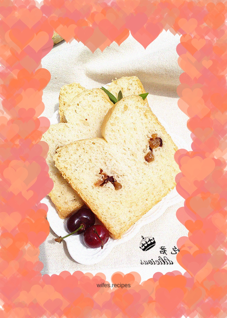 Dried fruit nut toast