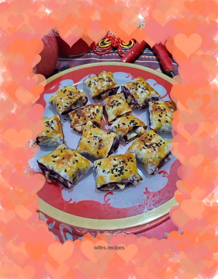 Purple sweet potato cake