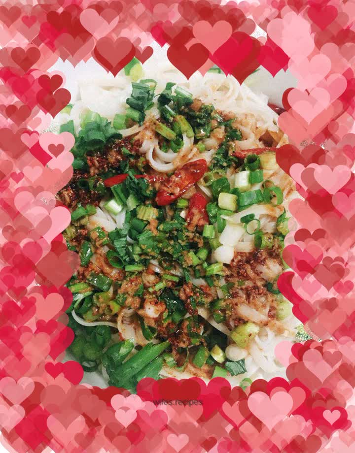 Simple version of sesame paste cold noodles