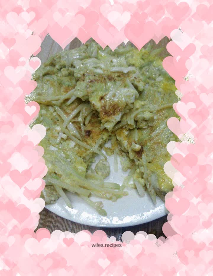 Potato shredded egg pancake
