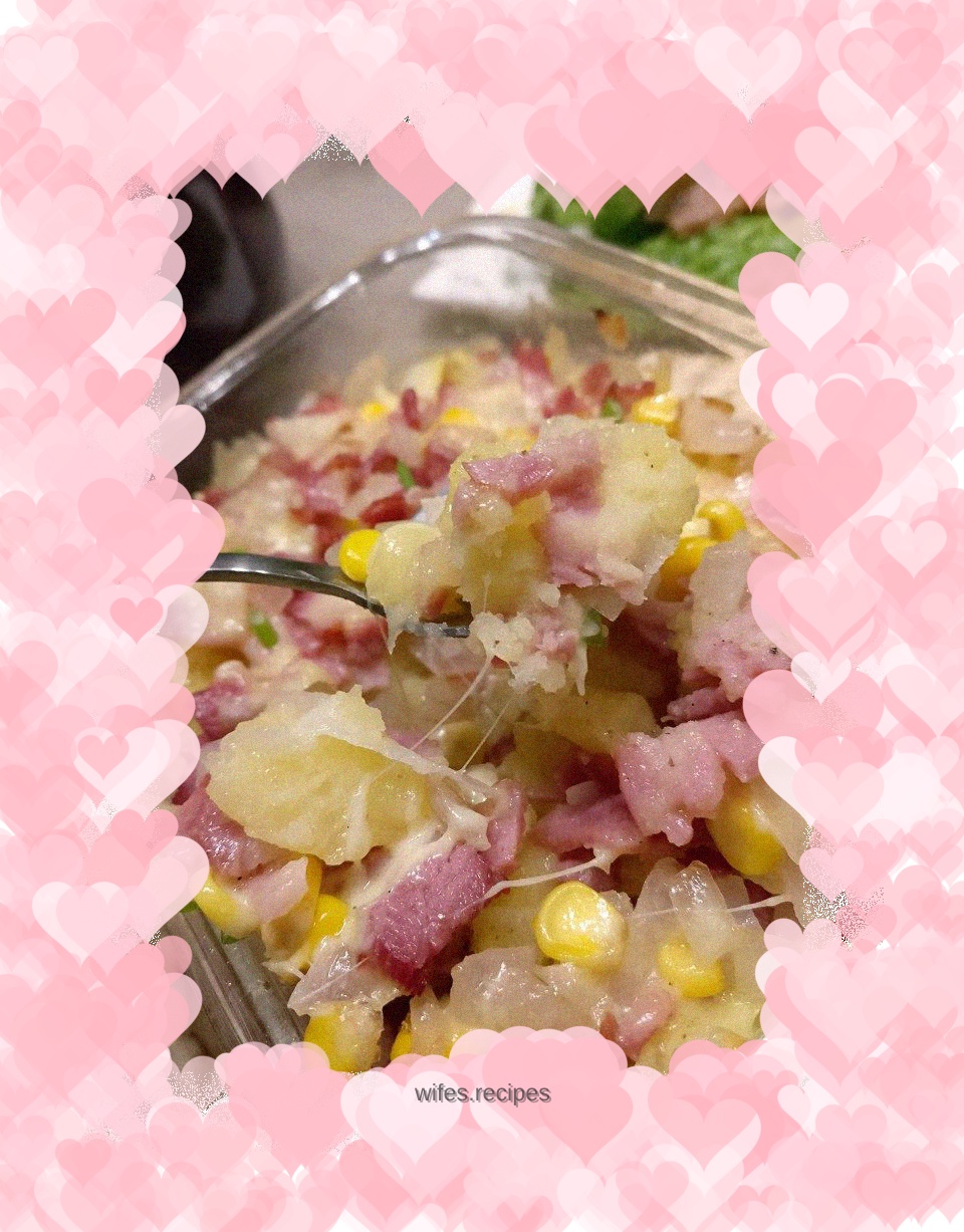 Cheese is power😄 Bacon cheese baked mashed potatoes