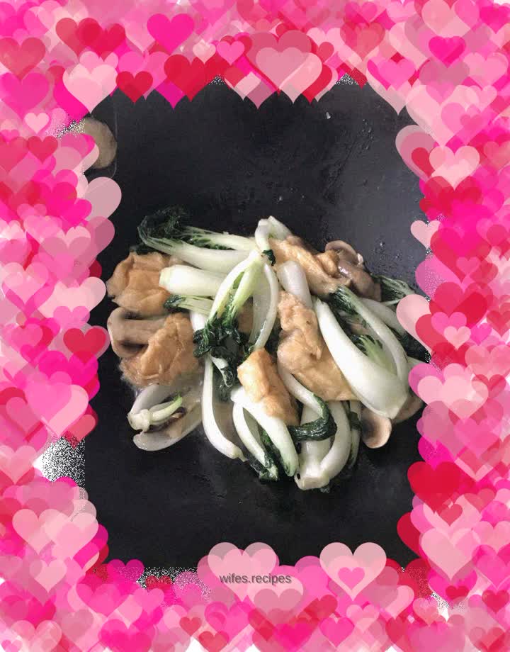 Vegetables, Mushroom Oil and Gluten