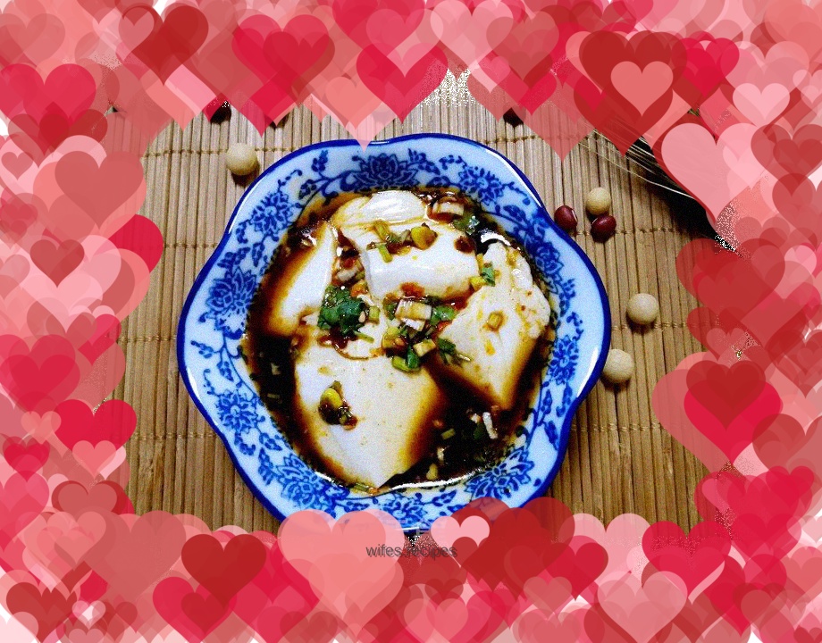 Homemade tofu curd