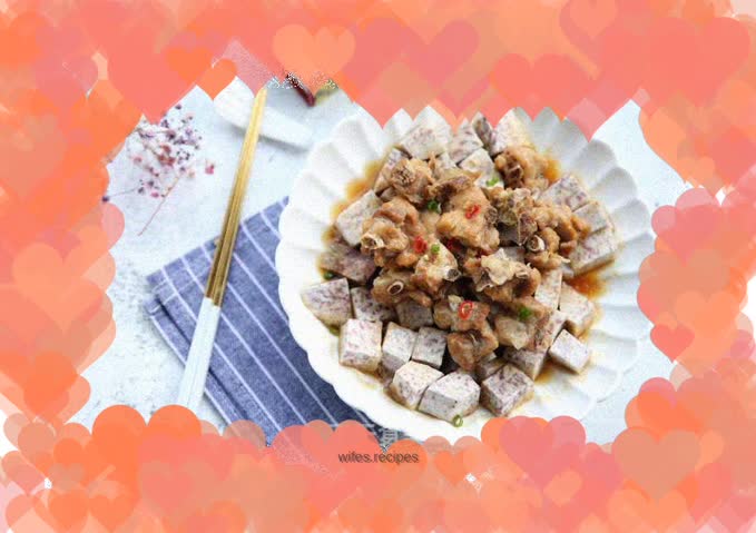 Steamed Pork Ribs with Taro