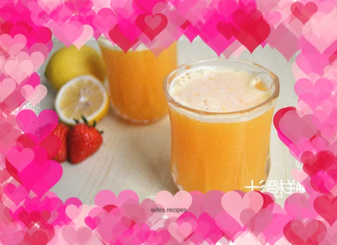 Fresh orange juice for beauty and beauty
