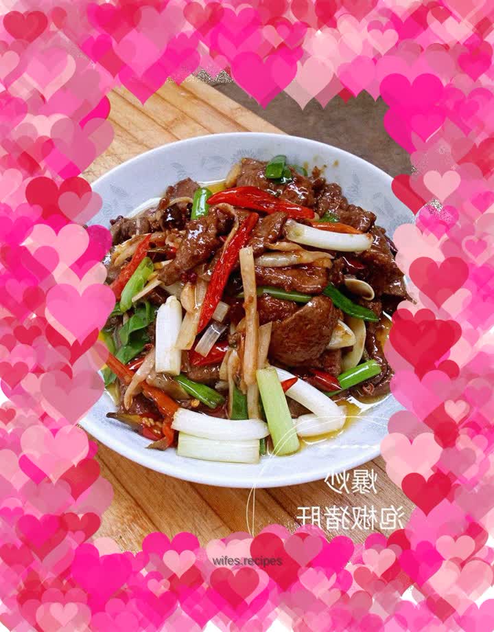 Stir-fried pork liver with pickled pepper