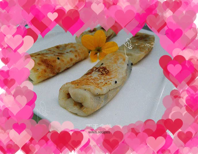 Peanut Sesame Rice Cake Roll