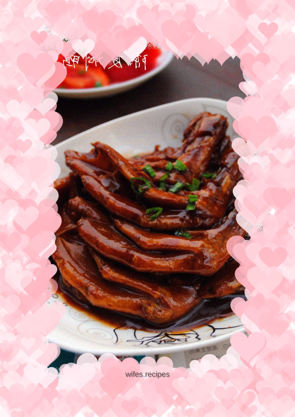 Braised duck feet with tangerine peel