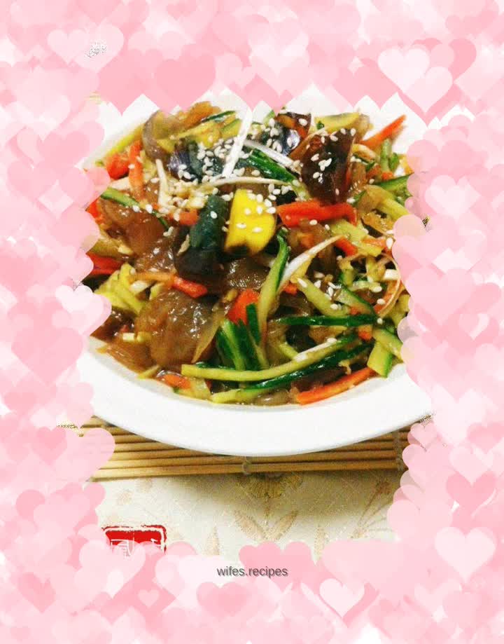 Preserved egg mixed with sting skin